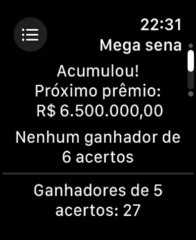 Informações do prêmio